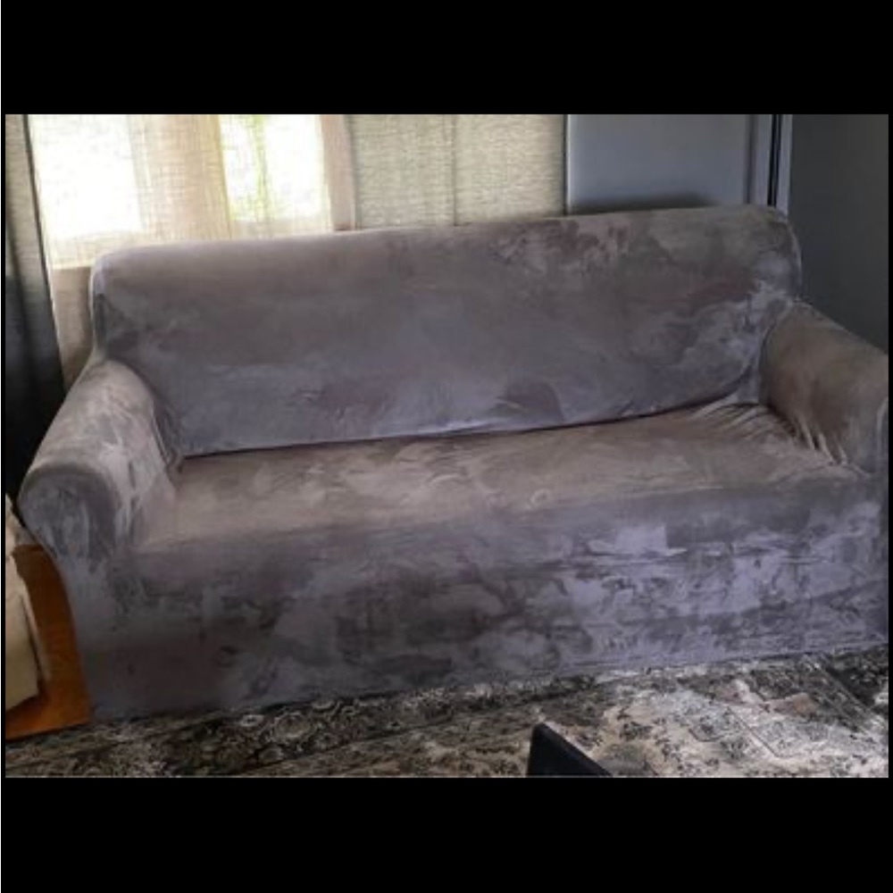 Really soft loveseat and couch slipcovers